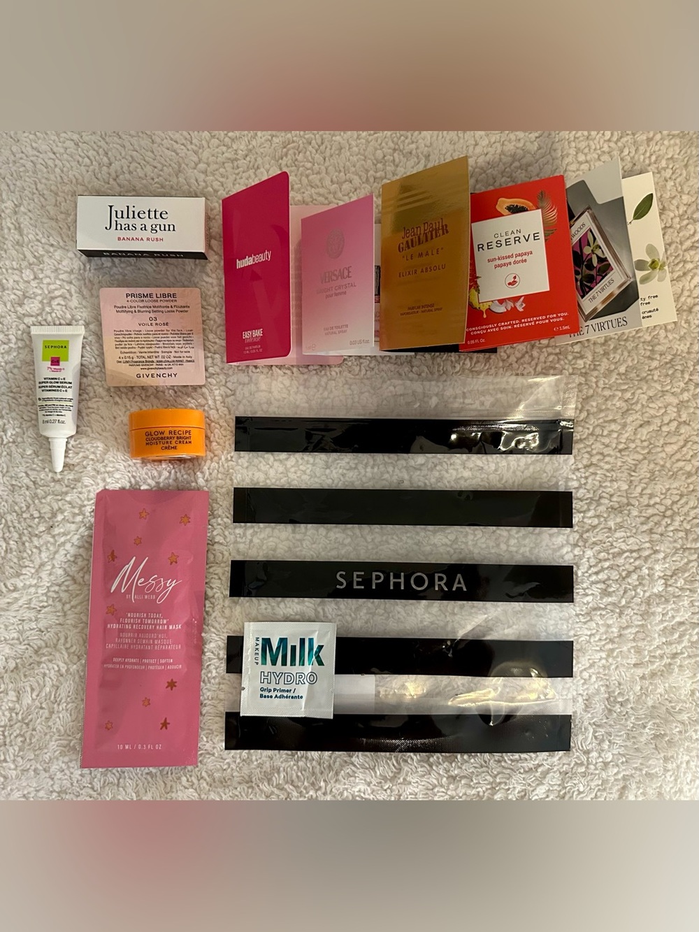 ✨ Sephora Luxury Beauty Sample Bundle — 15+ Pieces ✨